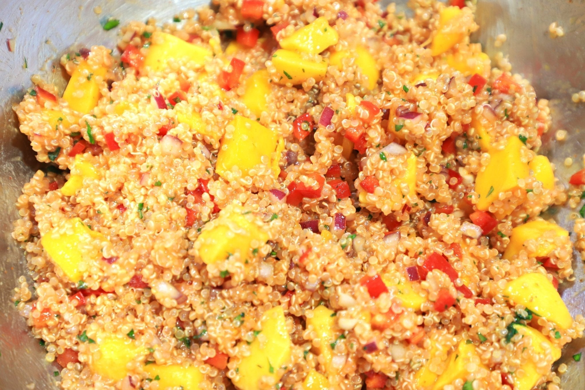 Quinoa Chamoy Mango Salad – Twang