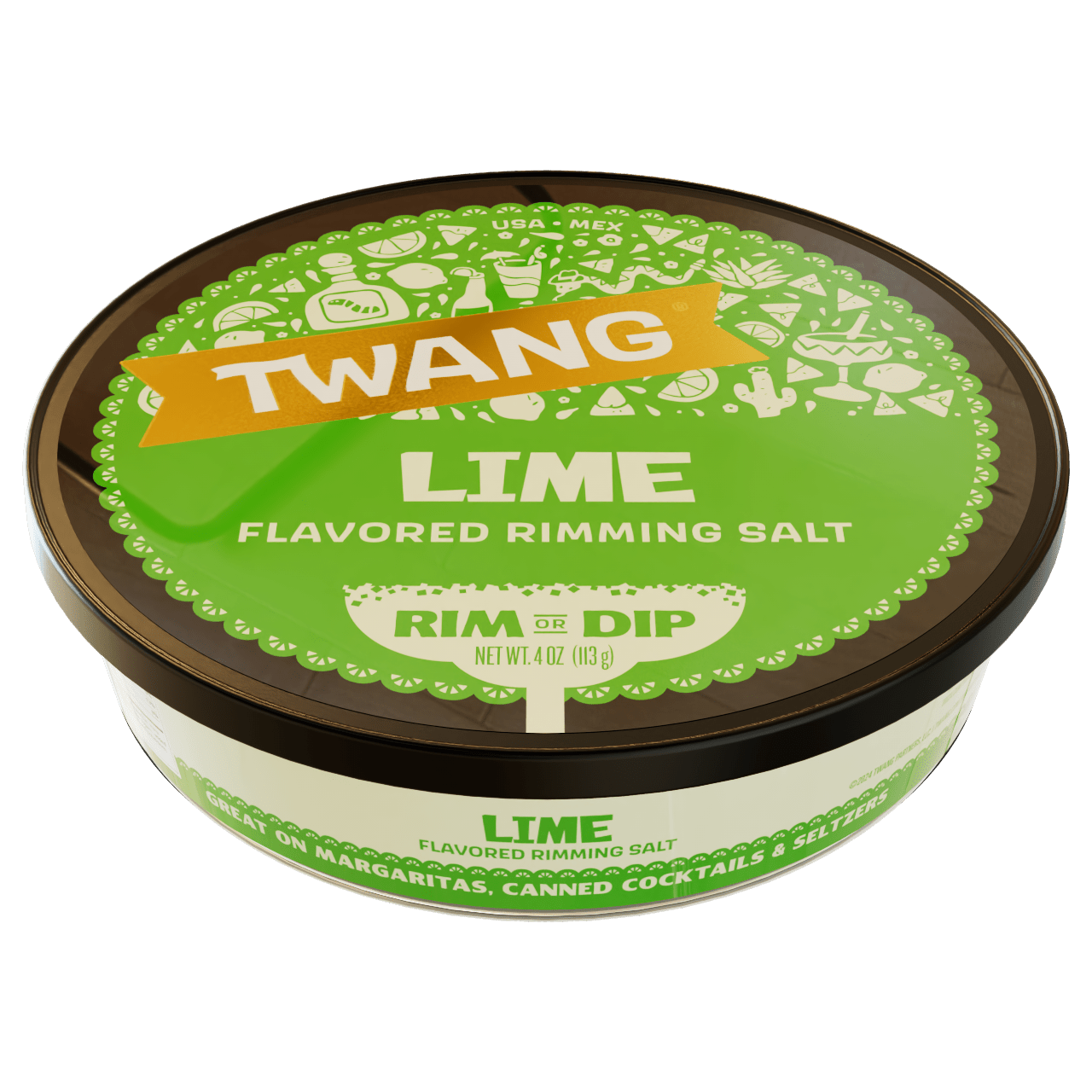 Lime Margarita Rimming Salt Twang 023604381009