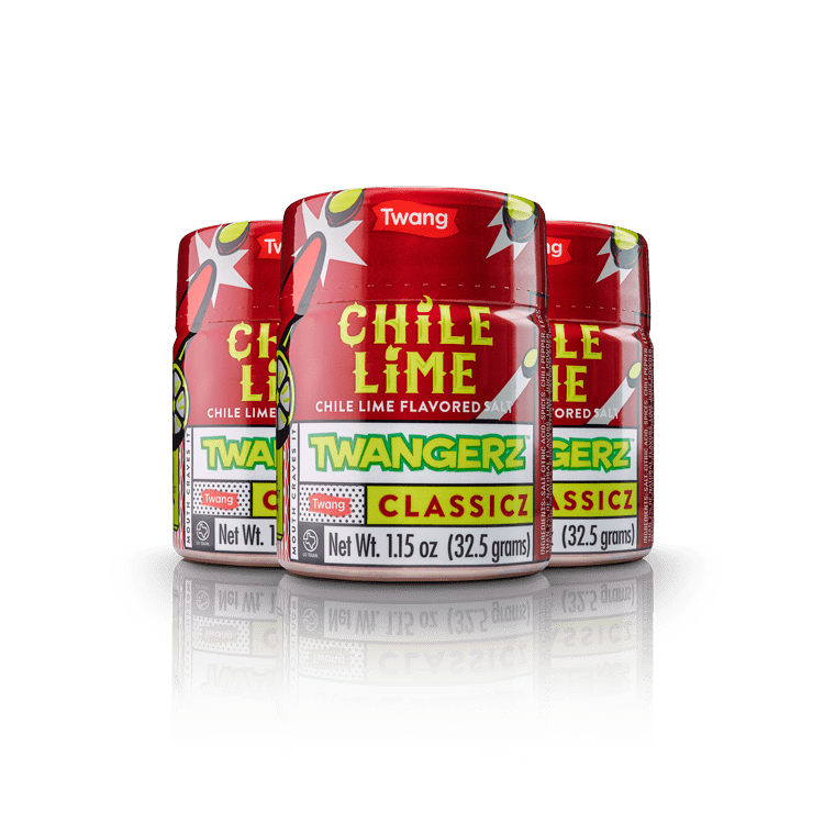 Twangerz Chile Lime Salt Shakers (3ct) Twang 023604213225