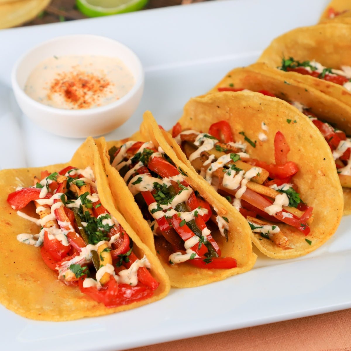 Chile Lime Roasted Veggie Tacos - Twang