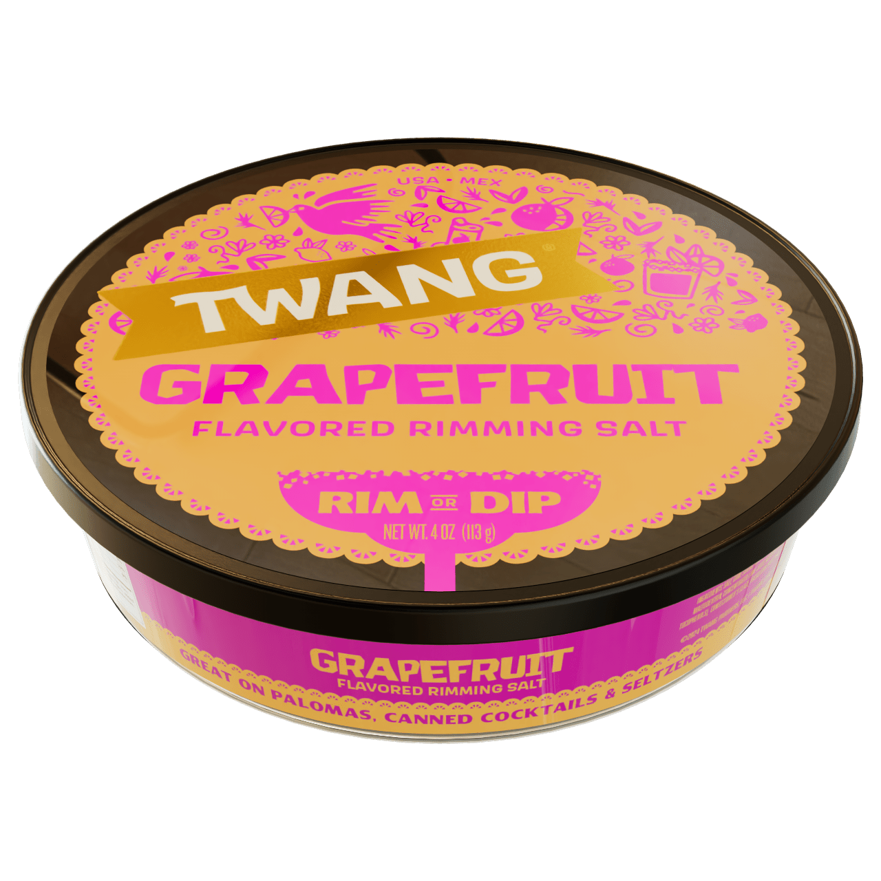 Grapefruit Cocktail Rimming Salt Twang 023604383003