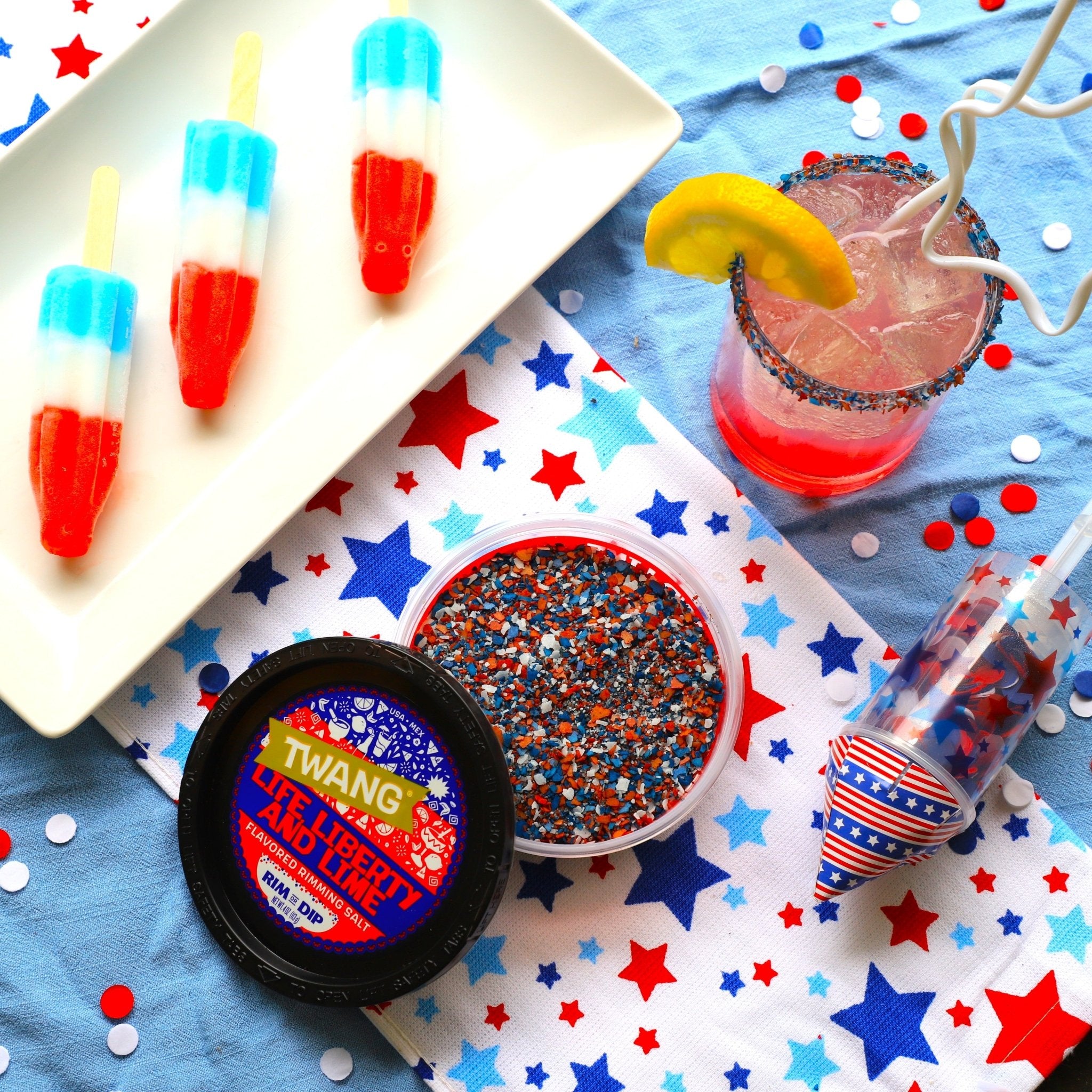 Life, Liberty, and Lime Cocktail Rimming Salt Twang