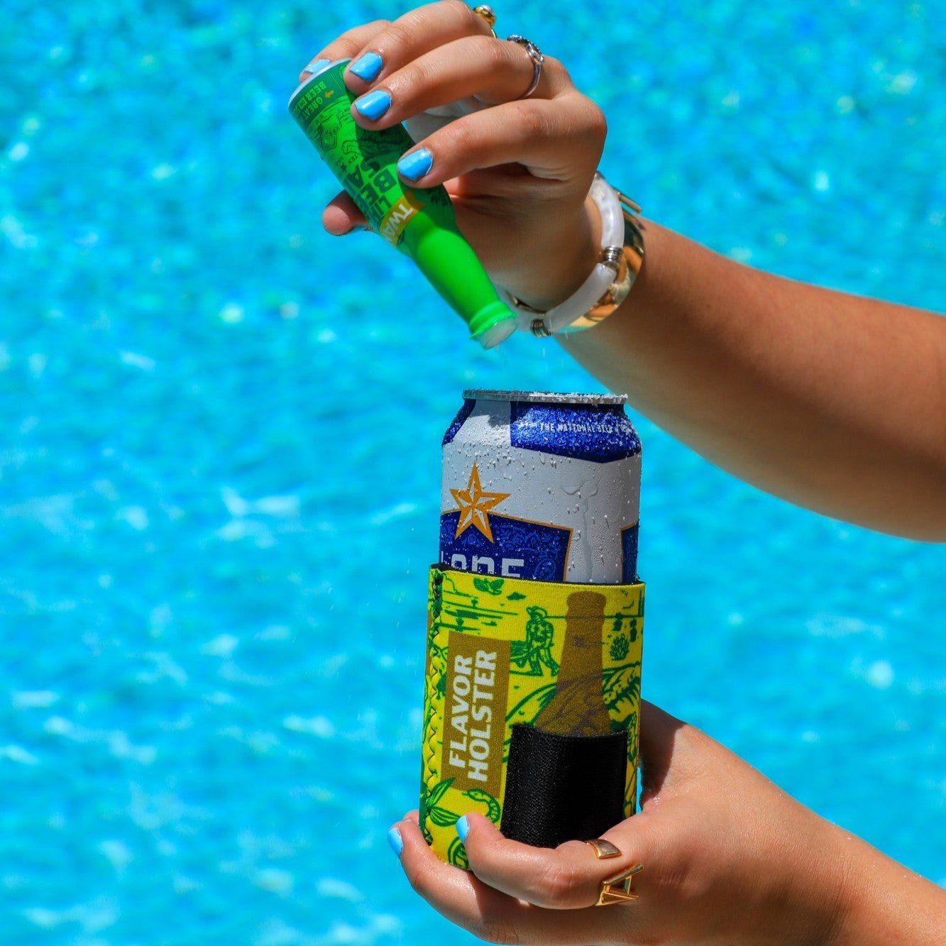 Lime Beer Salt Holster Koozie 2 - Pack Twang Store