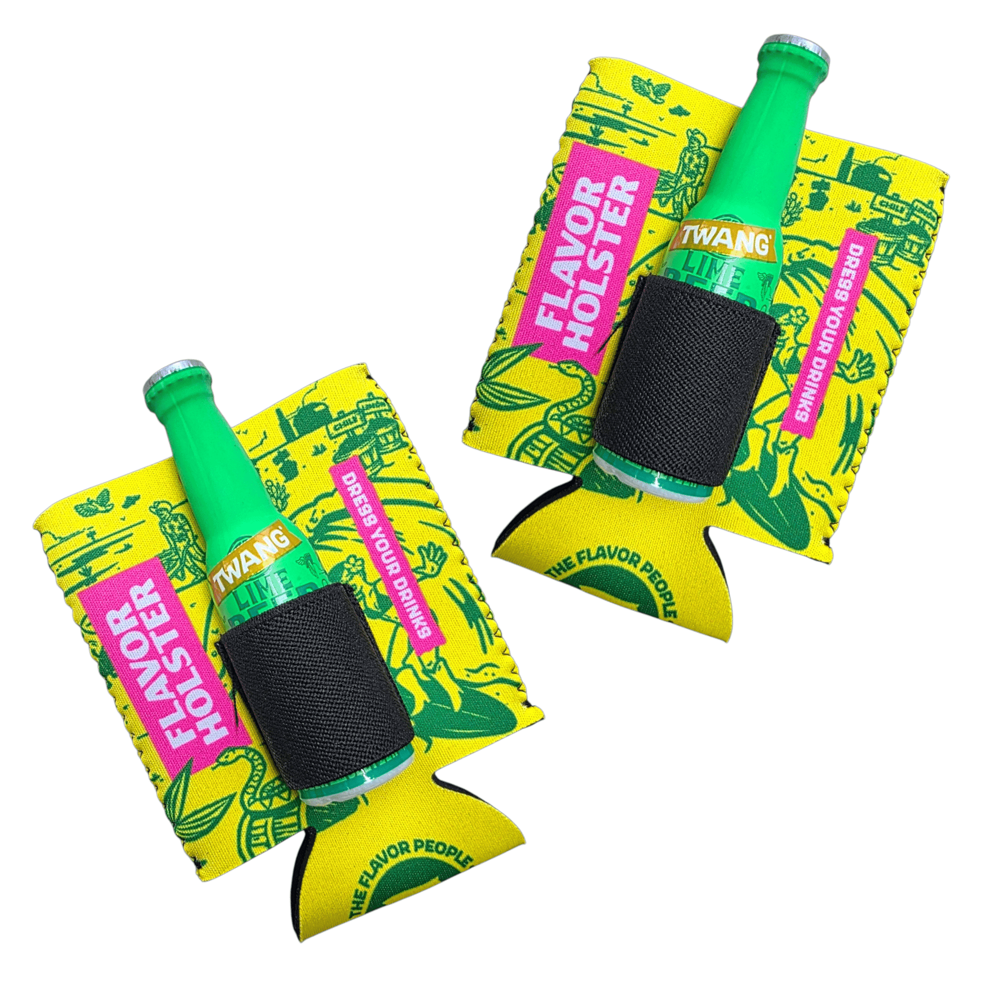 Lime Beer Salt Holster Koozie 2 - Pack Twang Store