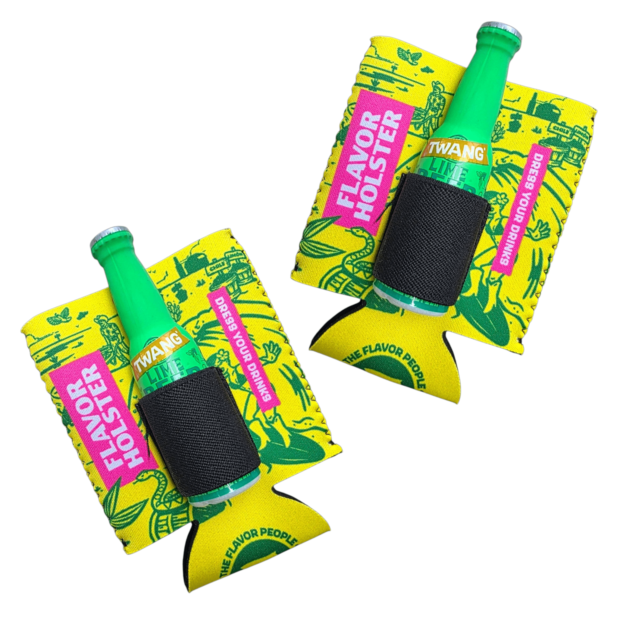 Lime Beer Salt Holster Koozie 2 - Pack Twang Store