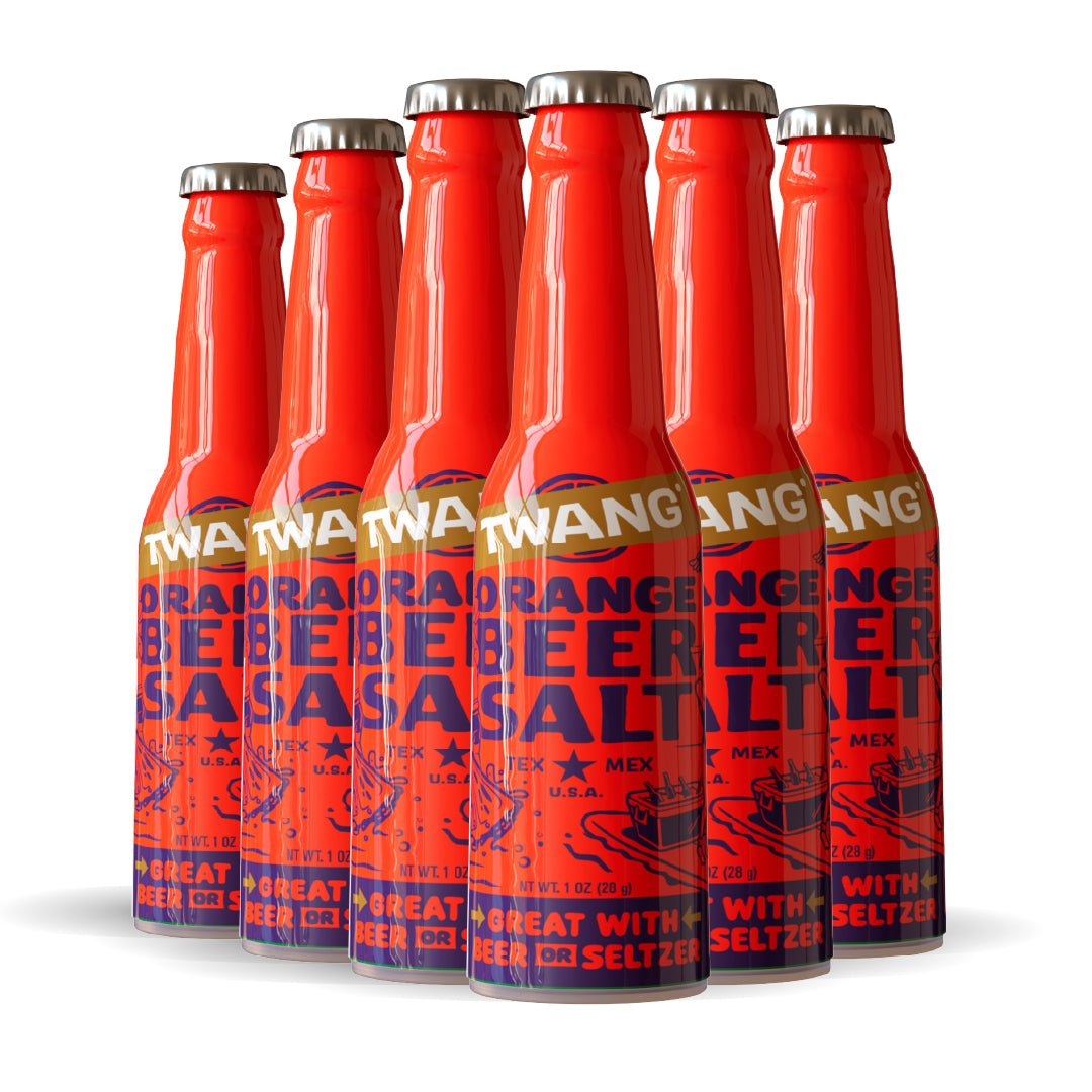 Orange Beer Salt 6 - pack Twang 023604231335