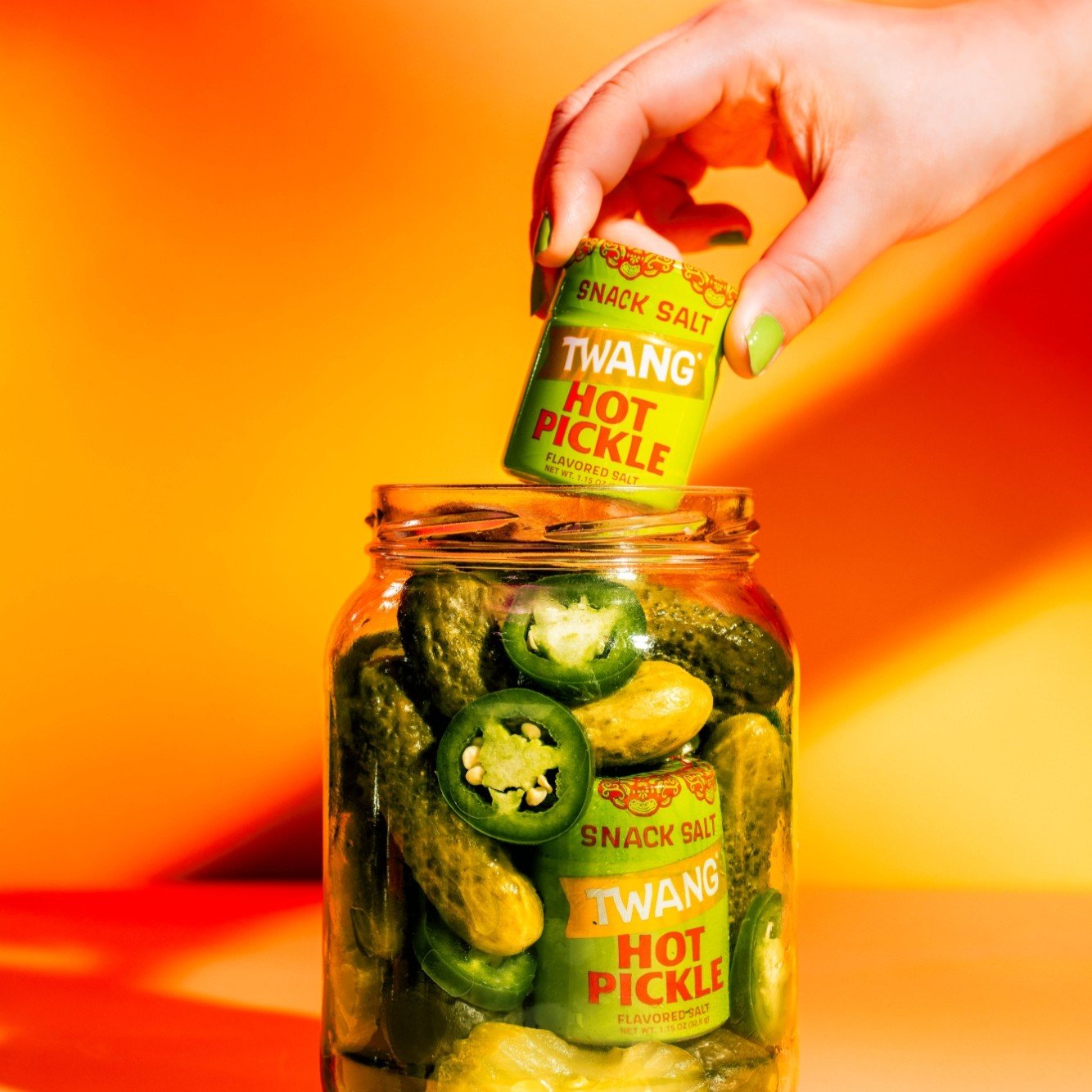 Twang Hot Pickle Flavored Salt 3 - pack Twang