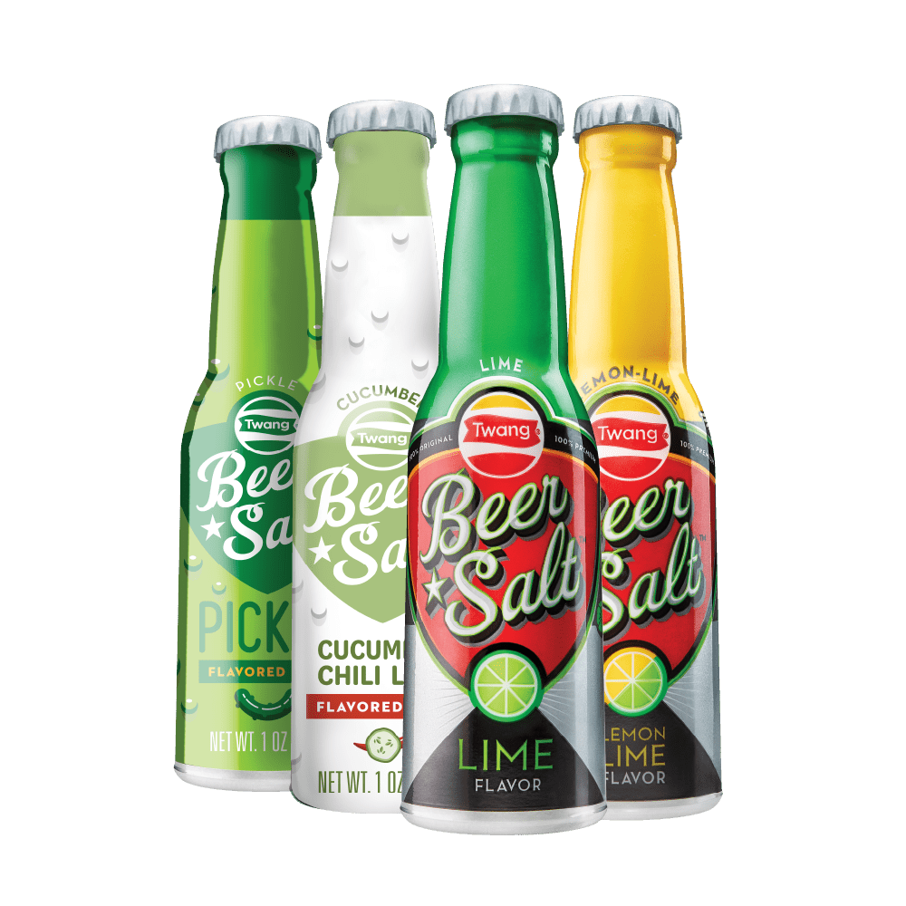 Twang Beer Salt Variety Pack Lime, Lemon, Cucumber, Pickle
